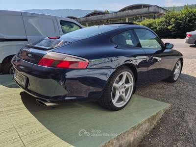 Porsche 911 996 Coupe 3.4 Carrera 4 ASI Kit Restyling 3.6 Tutta Tagliandata Libro service originale Blu/Azzurro usata Nave