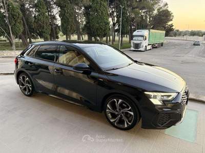 Audi A3 SPB Sportback 35 TDI S tronic S line Plus Nero usata Carovigno