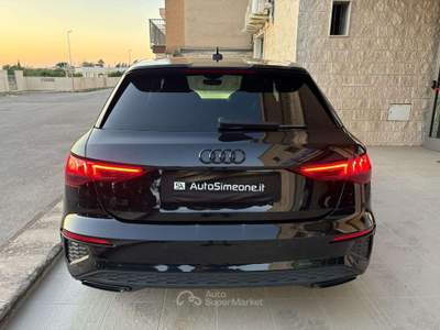 Audi A3 SPB Sportback 35 TDI S tronic S line Plus Nero usata Carovigno