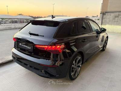 Audi A3 SPB Sportback 35 TDI S tronic S line Plus Nero usata Carovigno