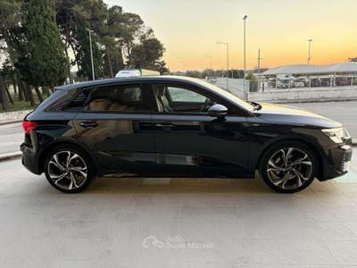 Audi A3 SPB Sportback 35 TDI S tronic S line Plus Nero usata Carovigno