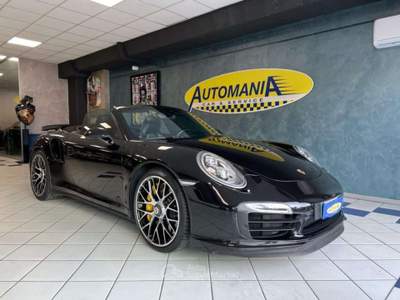 Porsche 911 3.8 Turbo S Cabriolet 911 560CV Tag.Uff.+Garanzia Nero usata Besozzo