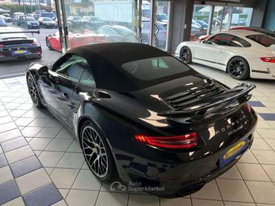 Porsche 911 3.8 Turbo S Cabriolet 911 560CV Tag.Uff.+Garanzia Nero usata Besozzo