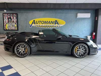 Porsche 911 3.8 Turbo S Cabriolet 911 560CV Tag.Uff.+Garanzia Nero usata Besozzo