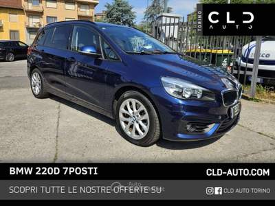 BMW Serie 2 Gran Tourer 220d 220 220d Gran Tourer Automatica 7Posti Blu/Azzurro usata Torino