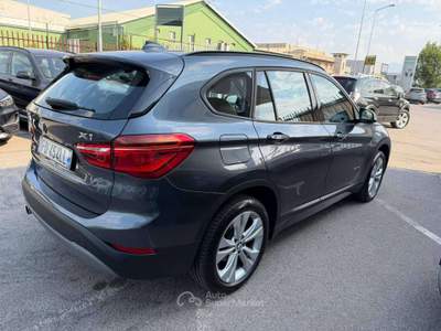 BMW X1 X1 sdrive18d Sport auto / KM CERTIFICATI Grigio usata Lallio