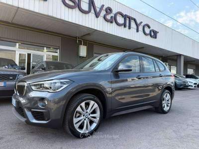 BMW X1 X1 sdrive18d Sport auto / KM CERTIFICATI Grigio usata Lallio
