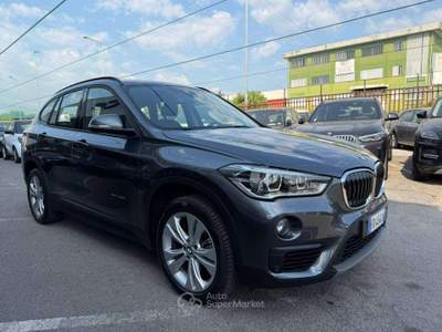 BMW X1 X1 sdrive18d Sport auto / KM CERTIFICATI Grigio usata Lallio