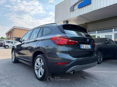 BMW X1 X1 sdrive18d Sport auto / KM CERTIFICATI Grigio usata Lallio