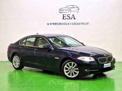 BMW Serie 5 530d 530 Serie 5 F10 Berlina 530d 258cv Blu/Azzurro usata Brescia