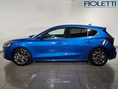 Ford Focus 4ª SERIE 1.0 ECOBOOST HYBRID 125 CV 5P. ST LINE Blu/Azzurro usata Manerbio