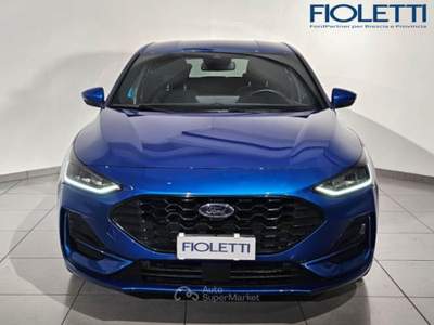 Ford Focus 4ª SERIE 1.0 ECOBOOST HYBRID 125 CV 5P. ST LINE Blu/Azzurro usata Manerbio