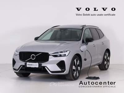 Volvo XC60 PLUG IN  ULTRA DARK AWD AUT **SOSPENSIONI PNEUMATICHE E  SEDILI VENTILATI** Argento usata Bassano del Grappa