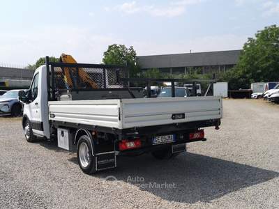 Ford Transit 350 2.0 tdci 170cv Cassone+Gru verricello e radiocomando Bianco usata Reggio nell'Emilia