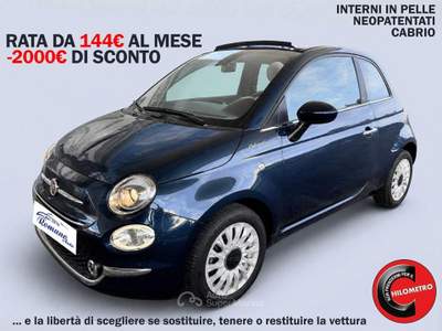 Fiat 500 500 C 1.0 Hybrid Dolcevita Blu/Azzurro usata Sant'Anastasia