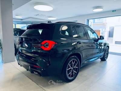 BMW X3 xdrive20d mhev 48V Msport auto TETTO Nero usata San Michele Salentino