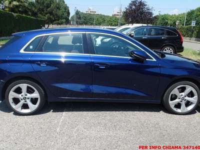 Audi A3 30 2.0 tdi Business Advanced s-tronic Android Auto, ACC, Virtual Cockpit Blu/Azzurro usata Buccinasco