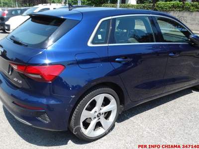 Audi A3 30 2.0 tdi Business Advanced s-tronic Android Auto, ACC, Virtual Cockpit Blu/Azzurro usata Buccinasco