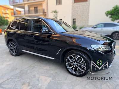 BMW X3 xdrive20d mhev 48V auto Nero usata Rende