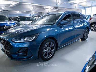 Ford Focus SW 1.0 ecoboost h ST-Line Style 125cv Blu/Azzurro usata Torino