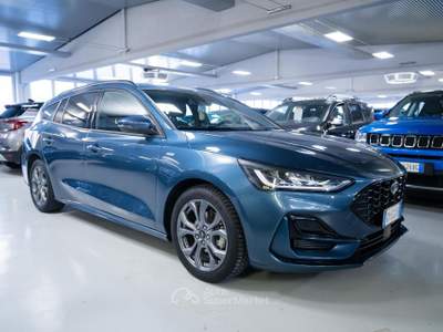 Ford Focus SW 1.0 ecoboost h ST-Line Style 125cv Blu/Azzurro usata Torino