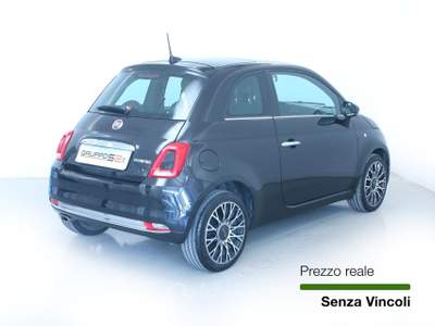 Fiat 500 1.0 70cv Hybrid Tetto panoramico/Sensori parcheggio Nero usata Feltre
