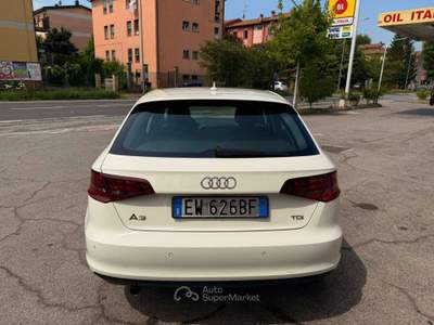 Audi A3 Sportback 1.6 tdi Ambition , Neopatentati , Cinghia fatta! Bianco usata Crevalcore