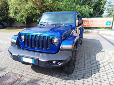 Jeep Wrangler Unlimited 2.2 Mjt II Sahara 1941 Blu/Azzurro usata Roma