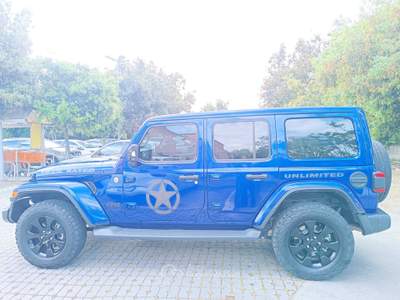 Jeep Wrangler Unlimited 2.2 Mjt II Sahara 1941 Blu/Azzurro usata Roma