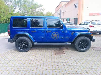 Jeep Wrangler Unlimited 2.2 Mjt II Sahara 1941 Blu/Azzurro usata Roma