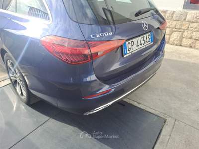Mercedes-Benz Classe C d Mild hybrid Sport Plus 9G-Tronic Station Wagon Blu/Azzurro usata Senigallia