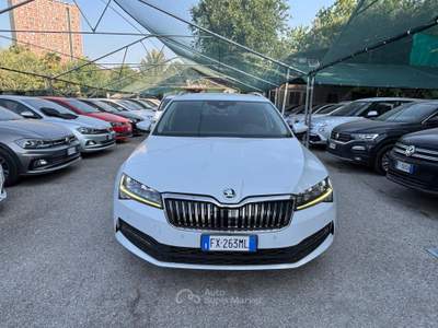 Skoda Superb 2.0 TDI 150CV DSG Wagon Executive Bianco usata Bologna