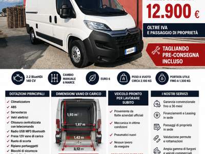 Citroen Jumper BUSINESS L2H2 - PRONTA CONSEGNA - FINANZIAMENTI IN SEDE Bianco usata Latina