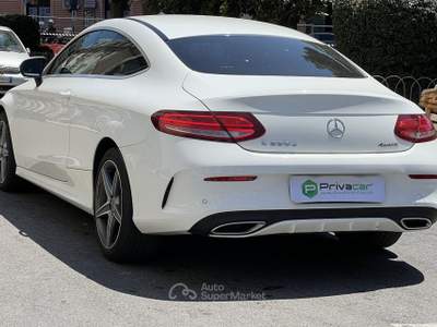 Mercedes-Benz Classe C MERCEDES C 220 d Auto 4Matic Coupé Premium Bianco usata Messina
