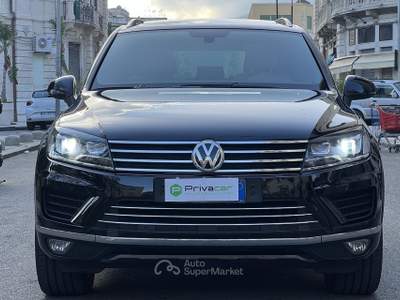 Volkswagen Touareg VOLKSWAGEN Touareg 3.0 TDI 204 CV tiptronic BlueMotion Techn. Executive Nero usata Messina