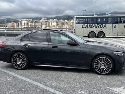 Mercedes-Benz Classe C MERCEDES C 220 d Mild hybrid AMG Line Premium Plus Nero usata Messina