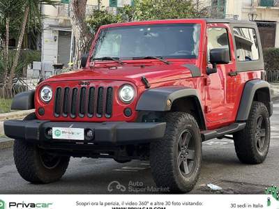 Jeep Wrangler JEEP Wrangler 2.8 CRD DPF Sahara Auto Rosso usata Messina