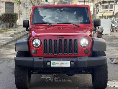 Jeep Wrangler JEEP Wrangler 2.8 CRD DPF Sahara Auto Rosso usata Messina