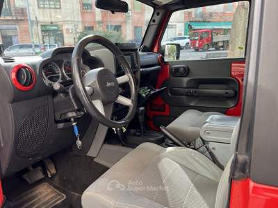 Jeep Wrangler JEEP Wrangler 2.8 CRD DPF Sahara Auto Rosso usata Messina