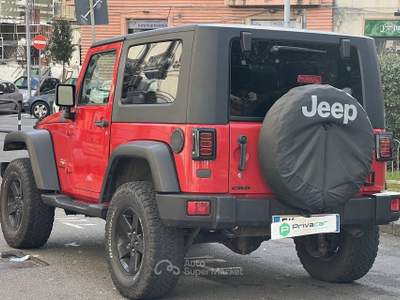 Jeep Wrangler JEEP Wrangler 2.8 CRD DPF Sahara Auto Rosso usata Messina