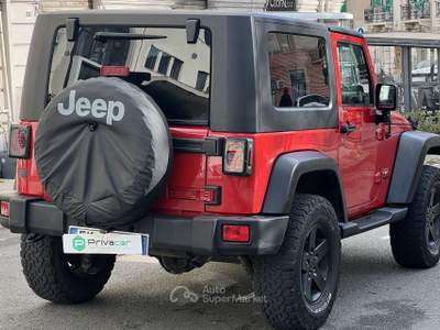 Jeep Wrangler JEEP Wrangler 2.8 CRD DPF Sahara Auto Rosso usata Messina