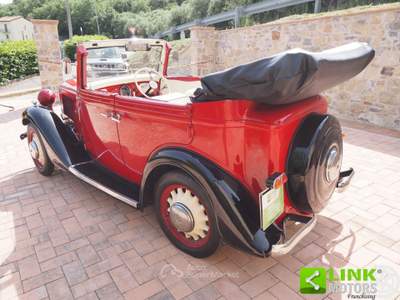 Fiat 508 Balilla 508 TORPEDO targa ORO Rosso usata Magione