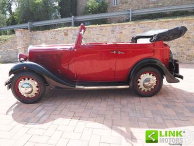 Fiat 508 Balilla 508 TORPEDO targa ORO Rosso usata Magione