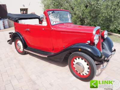 Fiat 508 Balilla 508 TORPEDO targa ORO Rosso usata Magione