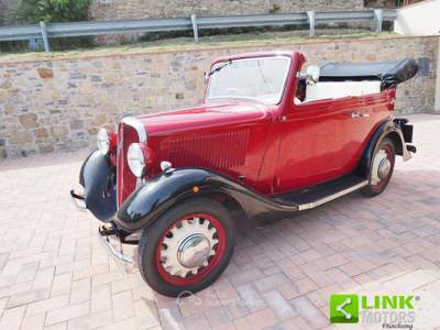 Fiat 508 Balilla 508 TORPEDO targa ORO Rosso usata Magione