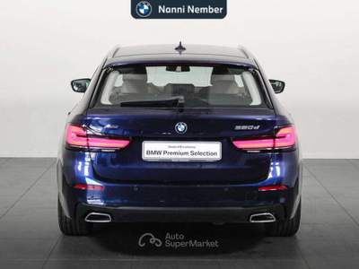 BMW Serie 5 520d 520 d Touring mhev 48V xdrive Business auto Blu/Azzurro usata Brescia