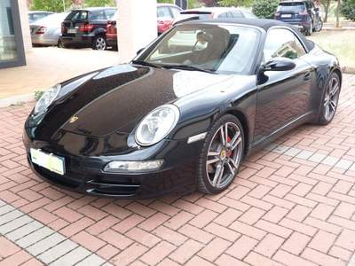 Porsche 911 CARRERA 4S CABRIO MANUALE Nero usata Magione