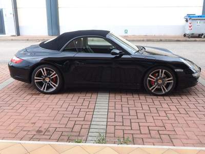 Porsche 911 CARRERA 4S CABRIO MANUALE Nero usata Magione