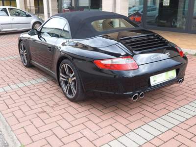 Porsche 911 CARRERA 4S CABRIO MANUALE Nero usata Magione