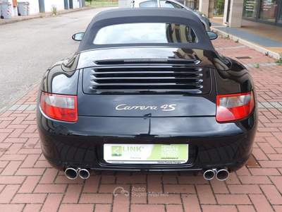 Porsche 911 CARRERA 4S CABRIO MANUALE Nero usata Magione